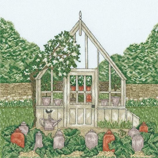 Bothy Threads Greenhouse Counted Cross Stitch Kit